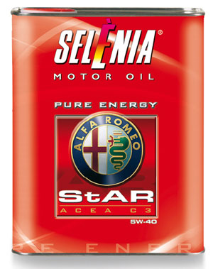 Λιπαντικό αυτοκινήτου Selenia Star Pure Energy SAE 5W40 2Lt Λάδι Κινητήρα