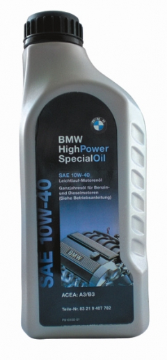 Λιπαντικό Αυτοκινήτου BMW Hign Power Special Oil SAE 10W40 1Lt Λάδι Κινητήρα ENGINE OIL