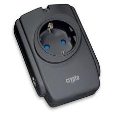 Πρίζα ασφαλείας ηλεκτρικών ηλεκτρονικών συσκευών CRYPTO POWERSTRIP SP-01TV SURGE 1 SOCKET TV W003461