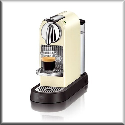 Καφετιέρα - Μηχανή Espresso Delonghi Citiz Limousine EN 166.CW Cream White 1260w, 19bar με σύστημα κάψουλας για καφέ εσπρέσσο