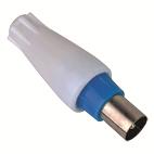 Tv Connector 9.5MM Male Blue OEM