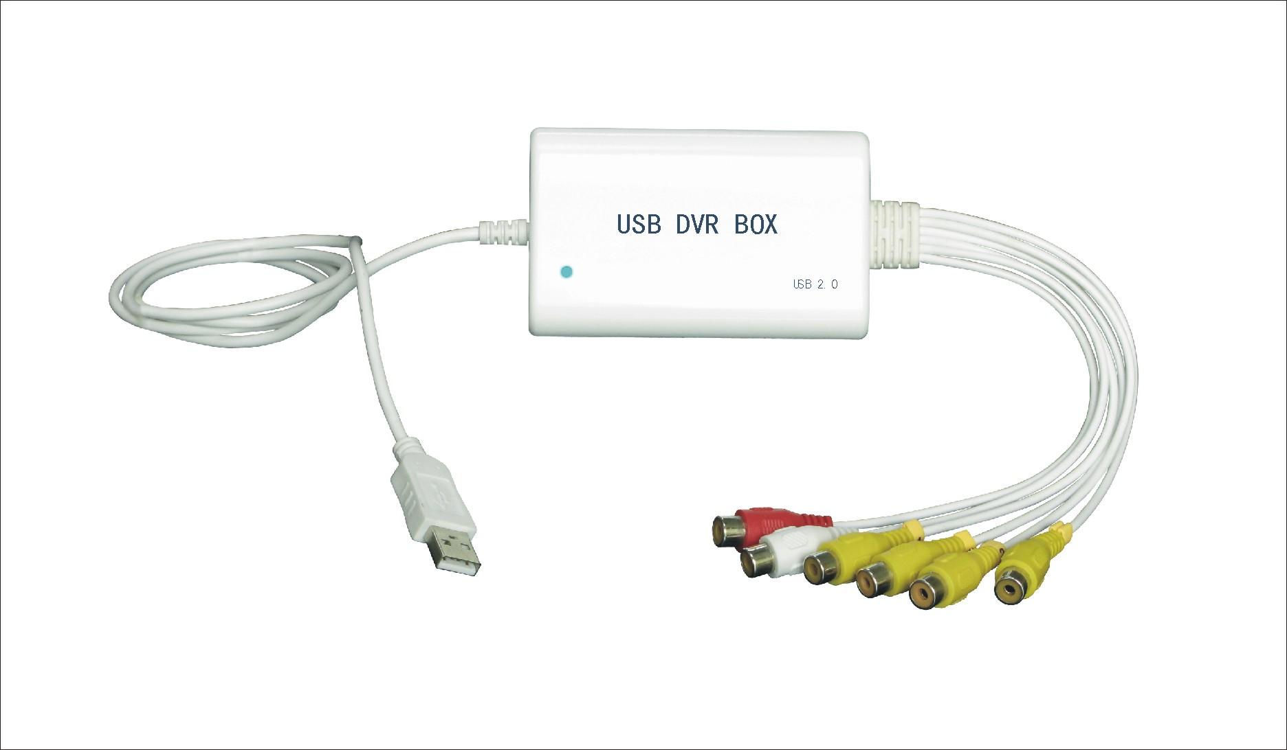 Καταγραφικό με αναπαραγωγή ήχου DVR Box T3104u USB With Audio White OEM
