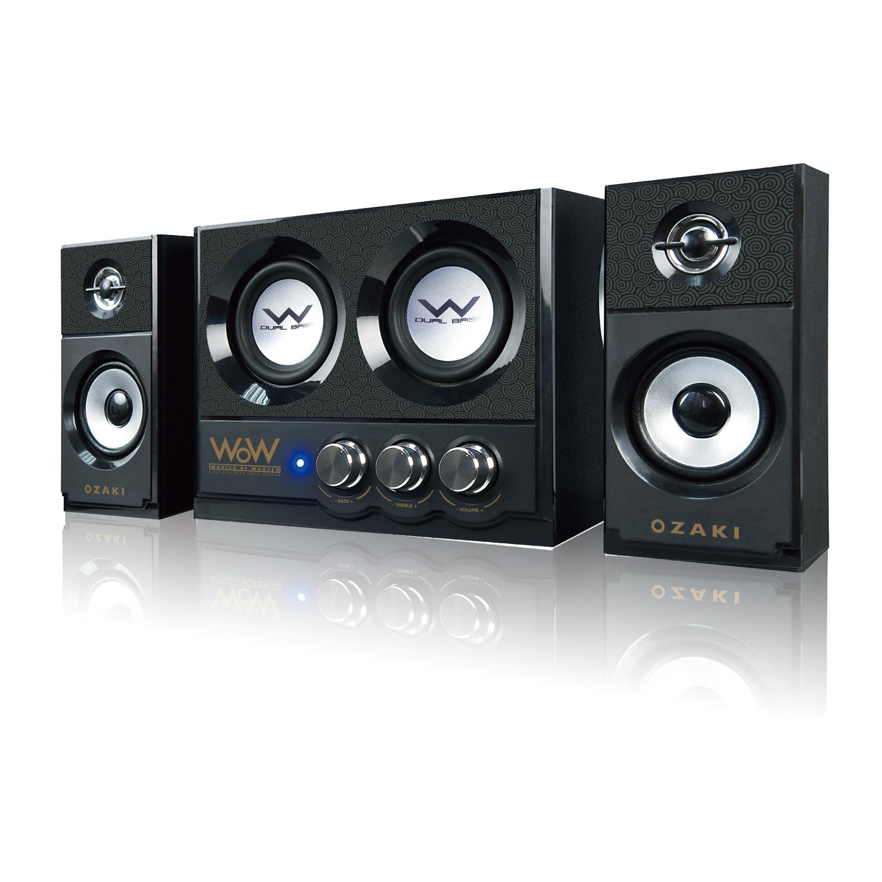 Σετ από Ηχεία Ηχοσύστημα Wr325 2.2 Ozaki Wow Series Dual Bass Audio SySTem