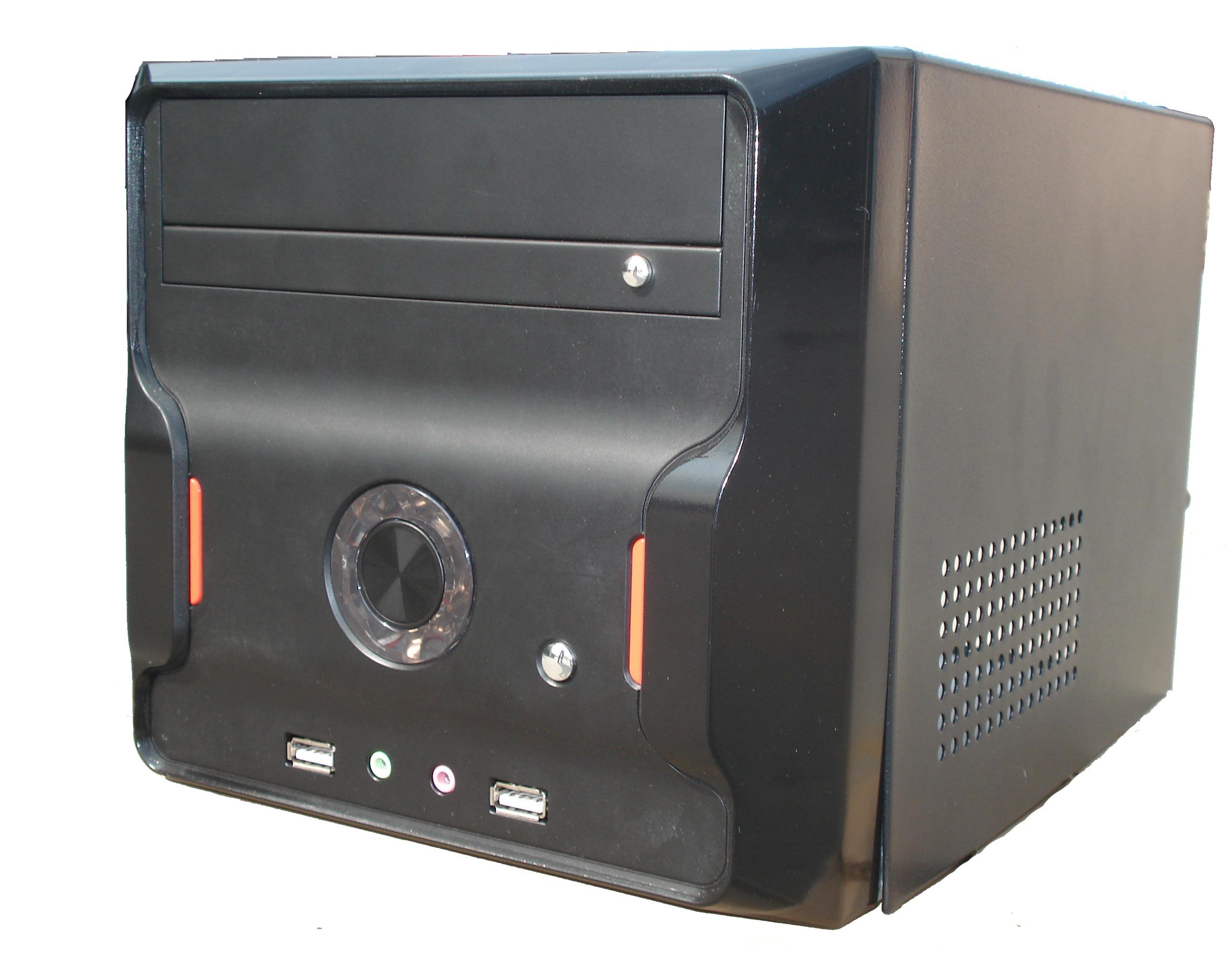 Κουτί Υπολογιστή Desktop Case Mini PC PSU 275W 2FAN 1x8" & 1x5" OEM