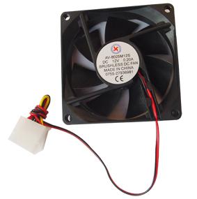 ΑΝΕΜΙΣΤΗΡΑΣ ΚΟΥΤΙΟΥ ΥΠΟΛΟΓΙΣΤΗ Fan Cooler 8" ίντσες For Computer Case Black 52042
