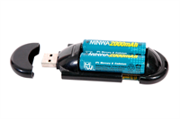 Φορτιστής Μπαταριών MWU112 Battery Charger USB AA AAA 76043 ΑΑ ΑΑΑ