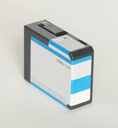 ΣΥΜΒΑΤΟ ΜΕΛΑΝΙ INK Remanufactured Epson T580200 T5802 Cyan Γαλάζιο Cartridge for Stylus Pro 3800 80ml