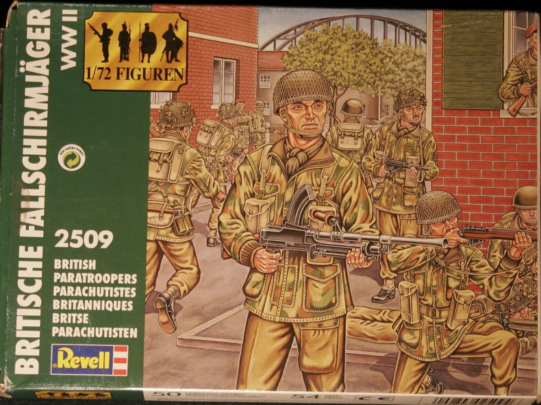 Revell 2509 1:72 British Paratroopers WWII 1/72 model kit military figures