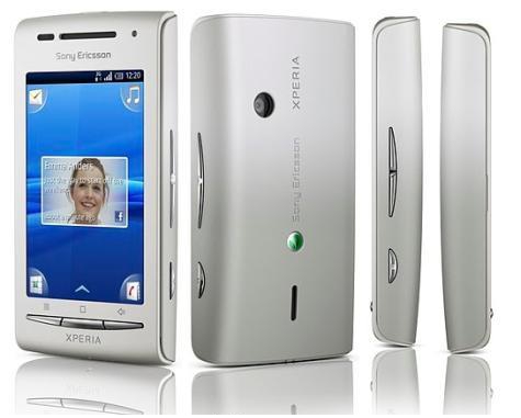 Κινητό τηλέφωνο Sony Ericsson Xperia Mini White Blue cover MOBILE PHONE