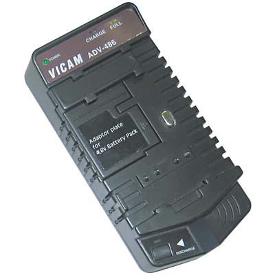 CAMC.CHARGER UNIVERSAL( VICAM ADV 486 ) Universal normal/quick φορτιστής και αποφορτιστής μπαταριών Ni-Cd βιντεοκάμερας.
