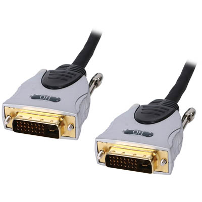 HQSS5193/10 Dual link connection cable : 24+1 male - 24+1 male Καλώδιο HQ DVI-D Dual αρσ. - DVI-D Dual αρσ.