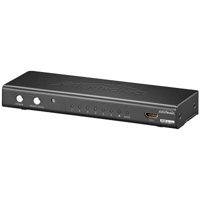 60809 HC 461 HDMI SWITCH 6IN/1 OUT HDMI Switch από την Clicktronic® με 6 εισόδους (1 μπροστά, 5 πίσω) - 1 έξοδος