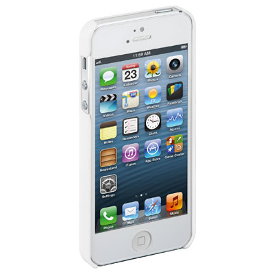 62715 CASE FOR IPHONE 5 WHITE Σκληρή θήκη για το πίσω μέρος για iPhone 5