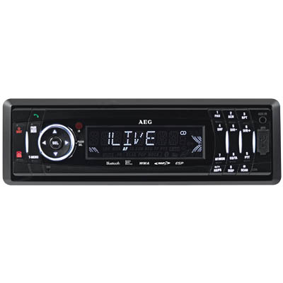 AR 4021 AEG CAR RADIO WITH CD/MP3 AND BLUETOOTH 004027 Ραδιόφωνο αυτοκινήτου με CD/MP3 και Bluetooth