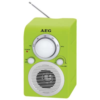 MR 4129 GREEN AEG ΦΟΡΗΤΟ ΡΑΔΙΟΦΩΝΟ FM 7004881 Φορητό FM ραδιόφωνο