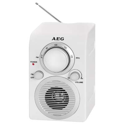 MR 4129 WHITE AEG ΦΟΡΗΤΟ ΡΑΔΙΟΦΩΝΟ FM 7004904 Φορητό FM ραδιόφωνο