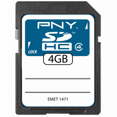 PNY SD 4GB STORAGE NEW/ SD4GBHCSTORAGE-EF Κάρτα PNY SD STORAGE 4GB