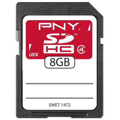 PNY SD 8GB STORAGE NEW / SD8GBHCSTORAGE-EF Κάρτα PNY SD STORAGE 8GB