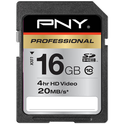 PNY SD 16GB CLASSE 10 / P-SDHC16G10-EF Κάρτα μνήμης SD 16GB HC Classe 10