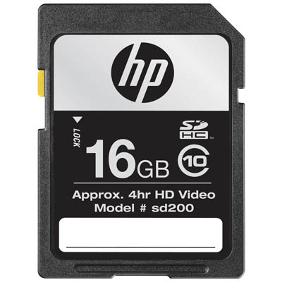 HP SD 16GB HC CLASS 10 / SD16GBHC10HP-EF HP SDHC 16GB Class 10