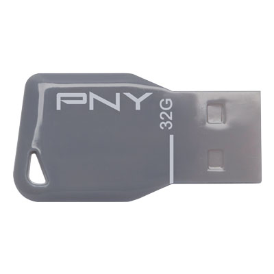 PNY USB STICK 32GB KEY GREY / FDU32GBKEYGRY-EF Usb Stick Key Attache™ Grey 32GB
