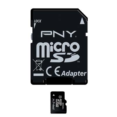 PNY MICROSD 16GB CLASS 10 + GAMELOFT / SDU16GBHC10GAMZ2-EF Κάρτα Μνήμης MicroSDHC Class 10 16GB