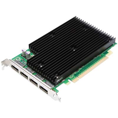 PNY QUADRO NVS450 16X VGA / VCQ450NVSX16VGA-PB NVIDIA Quadro® NVS 450 PCIE x16 με ειδικό αντάπτορα για έξοδο VGA