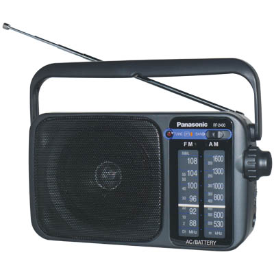 RF-2400EG9-K PANASONIC ΡΑΔΙΟ ΑΝΑΛΟΓΙΚΟ Φορητό αναλογικό ραδιόφωνο FM/AM
