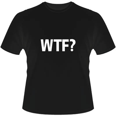 TSH-002.B.XL iMBACK WTF TSHIRT XLARGE Μαύρο T-Shirt iMBACK από 100% βαμβάκι με πρωτότυπο σχέδιο στάμπας 'WTF' (What the f**k?), σε συσκευασία blister.