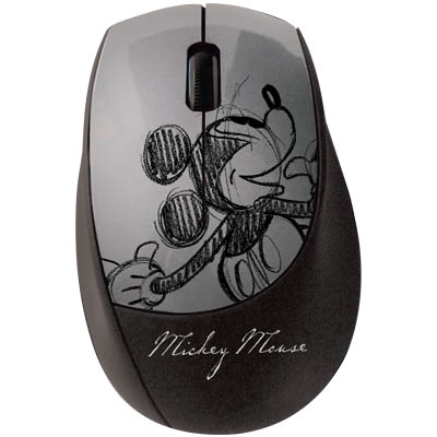 DSY MW2134 "MICKEY" SILVER WIRELESS MOUSE Ασύρματο οπτικό ποντίκι "MICKEY"