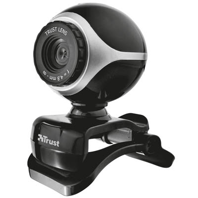 TRUST 17003 EXIS WEBCAM BLCK-SLVR Exis Webcam