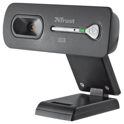 TRUST 18350 CEPTOR HD 720P WEBCAM Ceptor, HD 720p Video Webcam με ενσωματωμένο μικρόφωνο ιδανική για MSN / Live Messenger, Skype και YouTube
