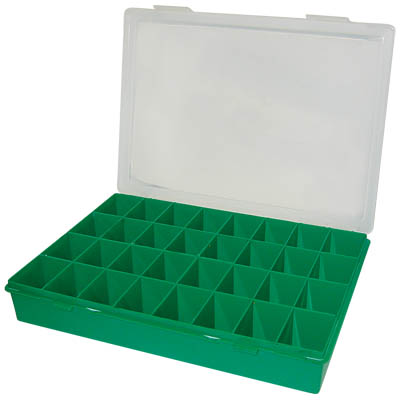 TAYG-BOX5 FOR 32COMP Πλαστικό κουτί 32 σταθερών θέσεων.