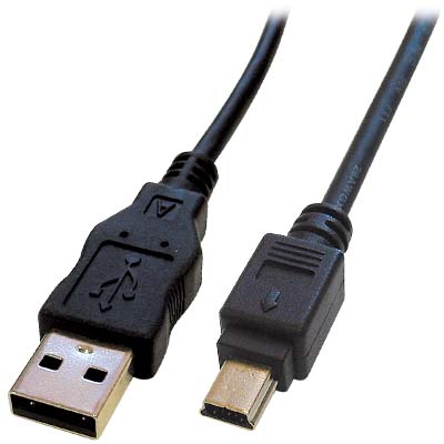 CABLE-161/3 BLACK Καλώδιo USB A αρσ. - USB mini 5pin, 2.0