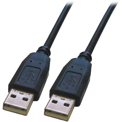 CABLE-140/3HS USB A TO A 3M.BLACK Καλώδιο USB A αρσ. - USB A αρσ.,2.0