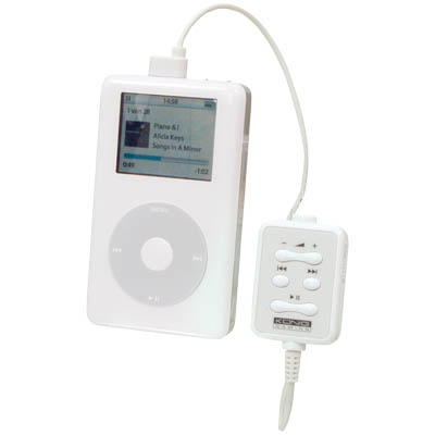 IPD-REMOTE 10 ΕΝΣΥΡΜΑΤΟ ΧΕΙΡ. IPOD Ενσύρματο χειριστήριο iPod με πλήκτρα ρύθμισης play, pause, FF, RW και volume. Κλείδωμα πλήκτρων. Είσοδος για ακουστικά 3,5mm.