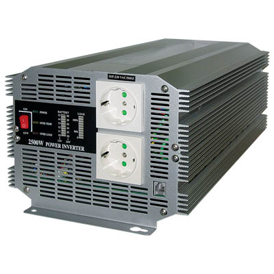 HQ-INVERTER 2500W/12V TO 230V Inverter 2500W 12VDC to 230VAC.