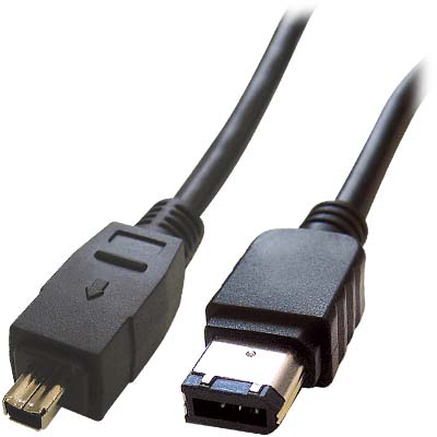 CABLE-271/5 FIRE WIRE 4P-6P Καλώδιο Firewire / Digital video IEEE 1394 4 pin - 6 pin.