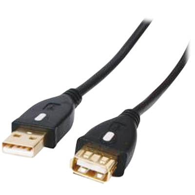 HQCC-143/3HS USB2.0. AM-AF EXT 3m Καλώδιο HQ USB A αρσ. - USB A θηλ., 2.0