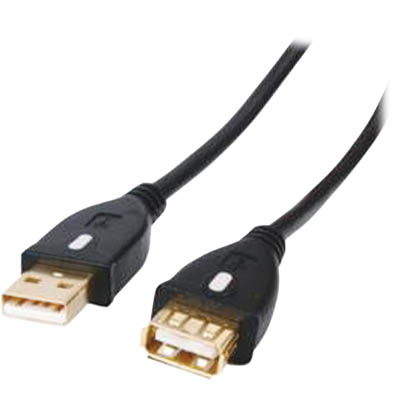 HQCC-143 HS USB2.0. AM-AF EXT 1.8m Καλώδιο HQ USB A αρσ. - USB A θηλ., 2.0