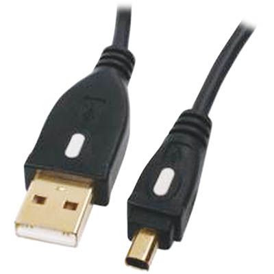 HQCC-163 USB2.0 AM-MINI 4P 1.8m Καλώδιο HQ USB A αρσ. - USB mini 4pin αρσ.,2.0