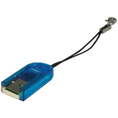 CMP-CARD RW 74 USB 2.0 MICRO SD/T-FLASH READER/WRITER Το Micro SD/T-FLASH Reader/Writer είναι ένα από τα μικρότερα card readers στην αγορά, ένα τρίτο του μεγέθους του micro SD adapter. Υποστηρίζει microSD/TransFlash και SDHC. Είναι πολύ εύκολο να το πάρετ
