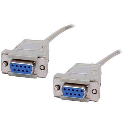 HQB-050/1.8 9F/9F NULL MODEM CABLE 1.8M 9pin Sub-D to 9pin Sub-D communication cable