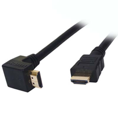 CABLE-558/1.5 GOLD PLATED HDMI 1.3 Καλώδιο HDMI αρσ. γωνία - HDMI αρσ.