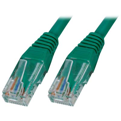 UTP-0008-1GR CAT 5E CABLE GREEN UTP CAT5e PATCHCABLE