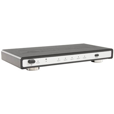KN-HDMI SW 20 SWITCH 4 PORT HDMI Switch HDMI 4 θυρών. Συνδέστε 4 διαφορετικές συσκευές HDMI σε μία οθόνη LCD ή Plasma. Η επιλογή της συσκευής μπορεί να γίνει μέσω του τηλεχειριστηρίου ή πιέζοντας το αντίστοιχο κουμπί στο switch. Ένα LED θα ανάψει ανάλογα