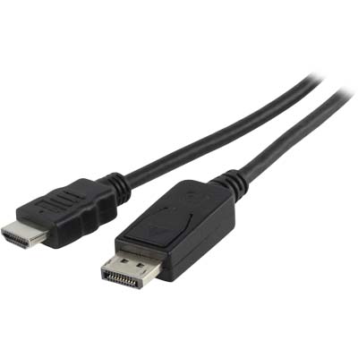 CABLE-571/1.8 DISPLAYPORT TO HDMI CABLE Καλώδιο DisplayPort αρσ. - HDMI αρσ.