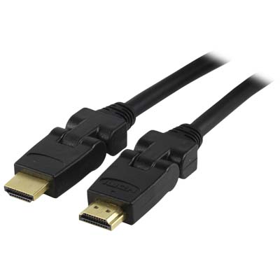 CABLE-5502/2.5 HDMI 1.3 CABLE WITH SWIVEL CONNECTORS Καλώδιο HDMI αρσ. - HDMI αρσ.