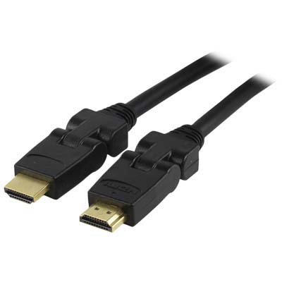 CABLE-5502/5.0 HDMI 1.3 CABLE WITH SWIVEL CONNECTORS Καλώδιο HDMI αρσ. - HDMI αρσ.