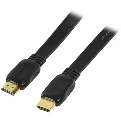 CABLE-5504/5 HDMI FLAT CABLE VERSION 1.4 Καλώδιο HDMI αρσ. - HDMI αρσ. Flat